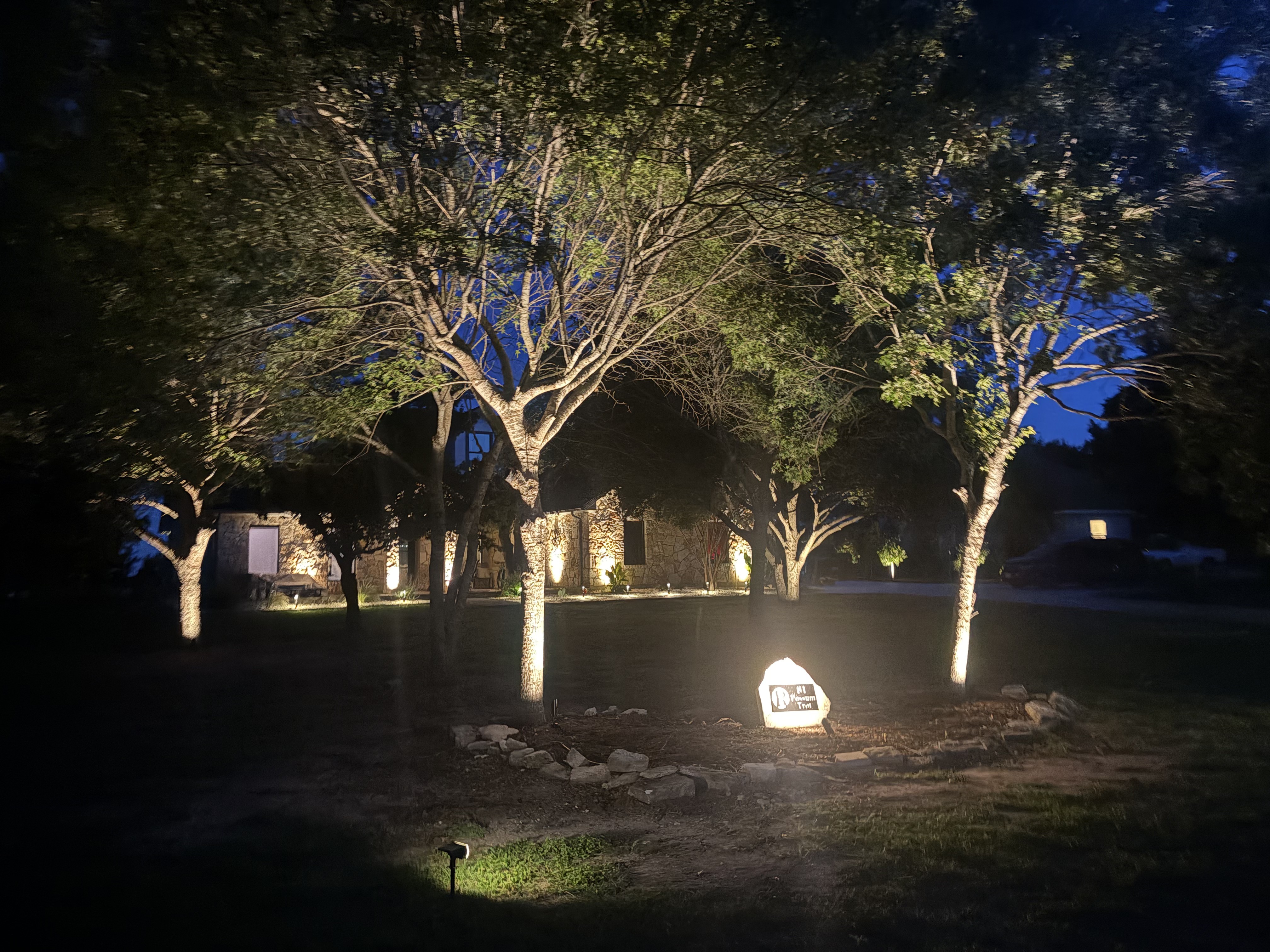 Four Seasons commercial exterior permanent lighting